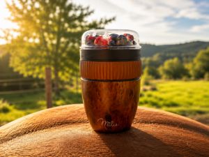 Frühstück mit den Ponys – Overnight Oat mit Beeren